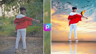 New Picsart Background Change Editing  New Picsart Photo Editing  Photo Editing [upl. by Gonroff]