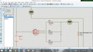 Simulación Voltimetro Galvanómetro de Darsonval [upl. by Aramal]