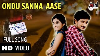 Krishnan Love Story  Ondu Sanna Aase  Kannada Video Song  Krishna Ajai Rao  Radhika Pandit [upl. by Isaacs]