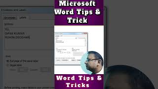 How To Make Same Address Labels In Ms Word shorts trending edit [upl. by Hauge440]