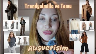 TRENDYOLMİLLA ve TEMU ALIŞVERİŞİM  KIŞLIK KIYAFETLER ALDIM [upl. by Bernete478]