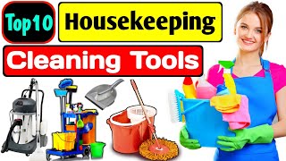 10 Housekeeping Cleaning Tools Name List [upl. by Myo]