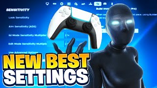 NEW BEST Controller SETTINGS in Fortnite Chapter 5 PS5XBOXPC [upl. by Erasaec371]