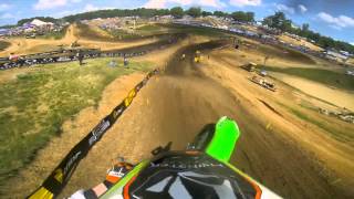 GoPro HD Ryan Villopoto Full Moto 2  Muddy Creek Lucas Oil Pro Motocross Championship 2013 [upl. by Lynn]