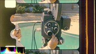 Walter Bach demonstrates Auricon Pro 1200 poolside Hollywood early 1950s Kinetta Scan test [upl. by Azal]