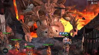 Raid Shadow Legends double Septimus Turvold ultimate nightmare clan boss [upl. by Relyks]