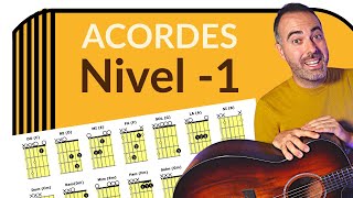 ACORDES FÁCILES de Guitarra para PRINCIPIANTES 1ª Tabla 👍 DESDE CERO [upl. by Atirys568]