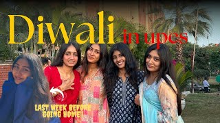 Diwali week in upes dehradun  college life as a last year  upes dehradun vlogs✨ [upl. by Anwahsad241]