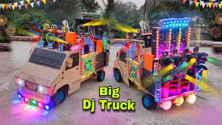 Mini Dj Truck Loading AtNew Home big dj set up Mini Dj kese banaye Dj toy dj box and light dj gadi [upl. by Seuqcaj]