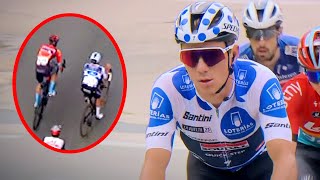 Distracted Remco Evenepoel OUTFOXED in Group Sprint  Vuelta a Espana 2023 Stage 20 [upl. by Hett950]