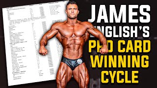 Scientifically Dismantling James English’s IFBB Pro Card Winning Cycle [upl. by Capone]