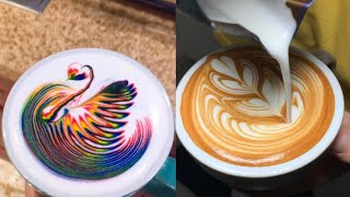 Amazing Cappuccino Latte Art Skills 2019 ❤️ [upl. by Acacia]