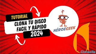 CLONAR DISCO CON CLONEZILLA FACIL Y RÁPIDO 2024 [upl. by Asset]