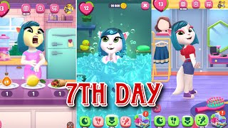 My Talking Angela 2  7th day playing mytalkingangela2 [upl. by Fennell]