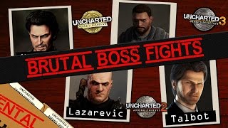 Uncharted Brutal Mode Boss Fight Guide How to beat Navarro Draza Lazarevic and Talbot [upl. by Till]