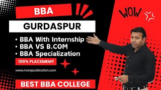 BEST BBA COLLEGE IN GURDASPUR  TOP BBA COLLEGE IN GURDASPUR 2025  ADMISSION  FEE [upl. by Annawal]