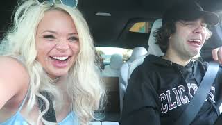 Trisha Paytas and David Dobrik eating McDonalds [upl. by Pearl63]