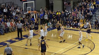 Justin DeGraaf Dunk vs Unity Christian [upl. by Ecam]