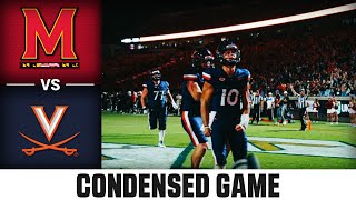 Maryland vs Virginia Condensed Game  2024 ACC Football [upl. by Noreik]