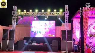 Rockwell Dj Events  Marriage Setup Front Tower With Led wall [upl. by Steve]