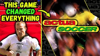 The Football Game That Beat FIFA To a World First  Actua Soccer [upl. by Shirah]