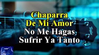 karaoke Chaparra De Mi Amor Ramon Ayala [upl. by Alicsirp]