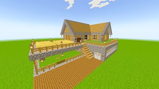 BEST COBBLESTONE HOUSE IN MINECRAFT viral trending [upl. by Toomin]