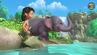 Jungle Book 2 Cartoon For Kids  Jungle Book Mega Episode  English Stories  Funny Wild Animals [upl. by Ibrek193]