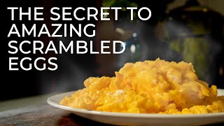 Secret to Amazing Scrambled Eggs  Incredible Scrambled Eggs [upl. by Ainerol498]