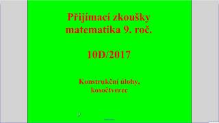 Rovnice  Př 10D 2017  Přijímací zkoušky z matematiky na SŠ [upl. by Ynetruoc632]