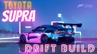 Widebody Toyota Supra Drift Build with INSANE Exhaust Sound😳  Forza Horizon 5 [upl. by Sisxela41]