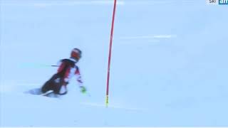 Hirscher Slalom Training Analysis [upl. by Aihsenal]