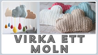 VIRKA ETT MOLN  enkel virkning för nybörjare [upl. by Goraud586]