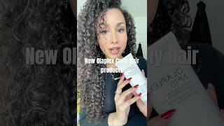 Trying Olaplex Curly Hair Products olaplex curlyhair [upl. by Nandor]