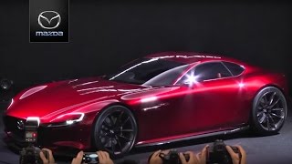 Präsentation Mazda RXVISION auf TMS 2015 [upl. by Yemaj]