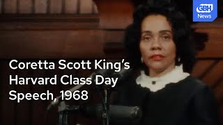 Coretta Scott King’s 1968 Harvard Class Day speech [upl. by Julienne]