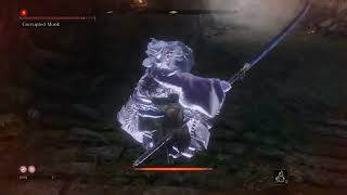 Sekiro Corrupted Monk NO UPGRADES  20 parry combo [upl. by Eednim962]