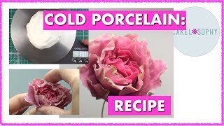 Cold Porcelain Recipe [upl. by Ackerman528]