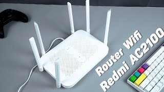 Redmi AC2100  Router Wifi Tốt Nhất Tầm Giá Dưới 1 Triệu Kết Nối 128 Thiết Bị 6 Angten Wifi [upl. by Iaverne]