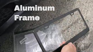 10 Aluminum License Plate Frame [upl. by Pol]