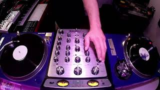 Omnitronic TRM222 Rotary Mixer DubTech VinylSet Korg KaossPad KP3 Hologram Effects 1210 MK2 [upl. by Aiet]