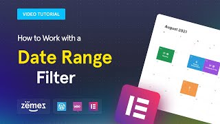 JetSmartFilters How to work with a Date Range filter [upl. by Aerdnaz]