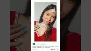 Roots punjabisong on messho beautiful necklace for woman with low price ₹191 viralvideo [upl. by Bramwell]