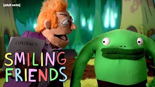 Mr Frog Puppet Version  Smiling Friends  adult swim [upl. by Leonid]