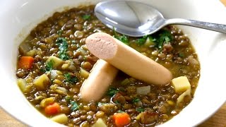 How to make German Lentil Soup [upl. by Ayoral]