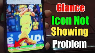 Realme Phones Look Screen Glance Icon Not Showing Problem Solve  Glance Icon Problem Solve [upl. by Eillah]