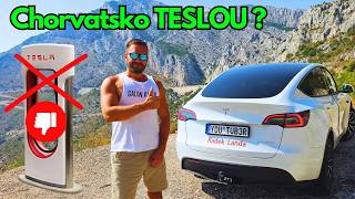 Teslou do Chorvatska za 14 hodin Ale zadarmo  Problémy s Tesla Superchargery  Spotřeba Tesly [upl. by Charil]