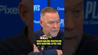 Nuggets coach Mike Malone UPSET with Reporters Question👀 [upl. by Fenwick801]