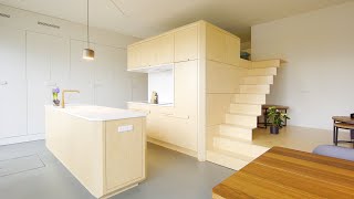 NEVER TOO SMALL Amsterdam Pod Small Loft Apartment  45sqm484sqft [upl. by Camel]