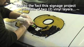 GraphXOff™ Vinyl Adhesive and Paint Remover  HowTo Remove Vinyl Signage  Two Layers [upl. by Ajar488]